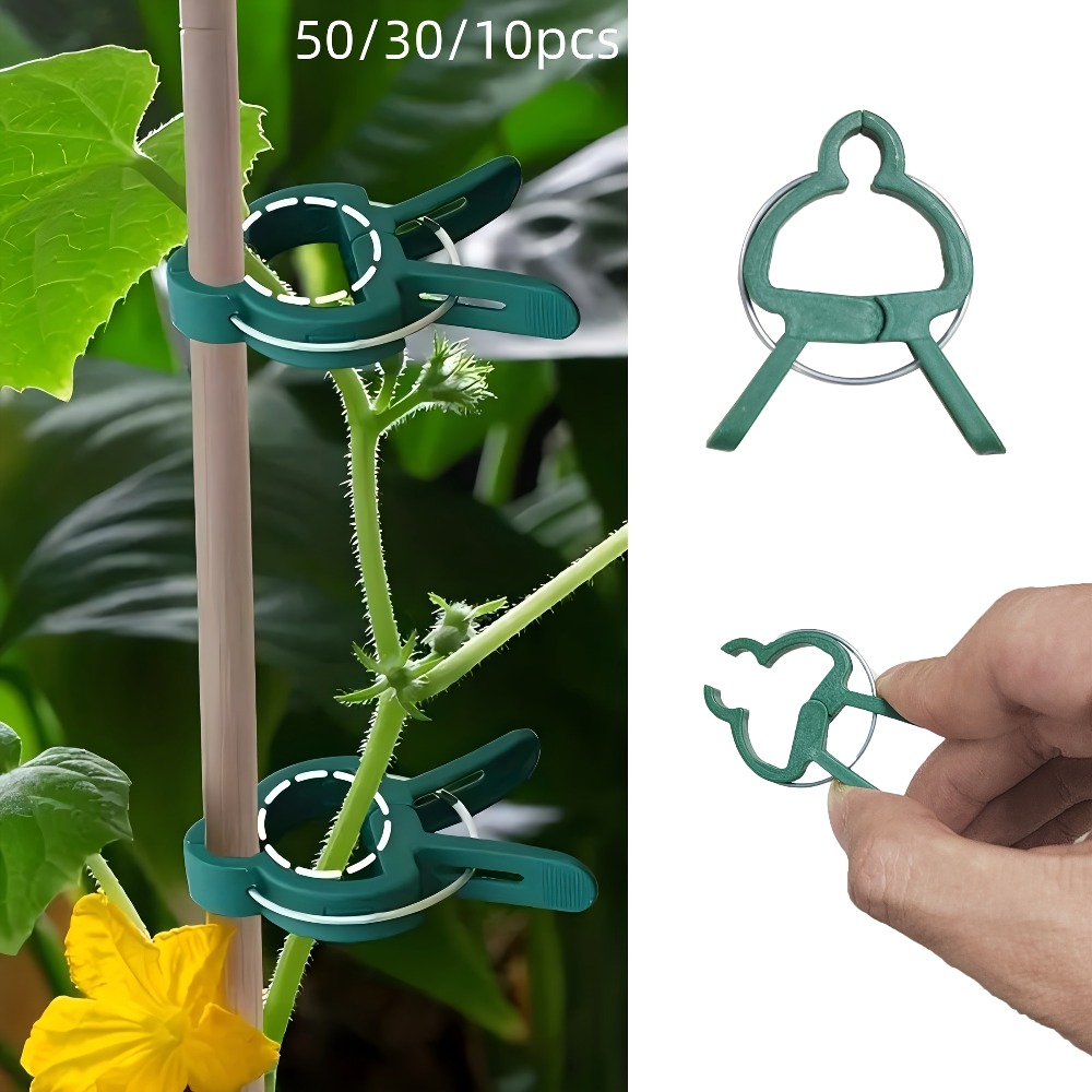 10/30/50個入り調整可能な植物クリップ - 花、蔓、野 - Spade Digging Fork のレビューと価格