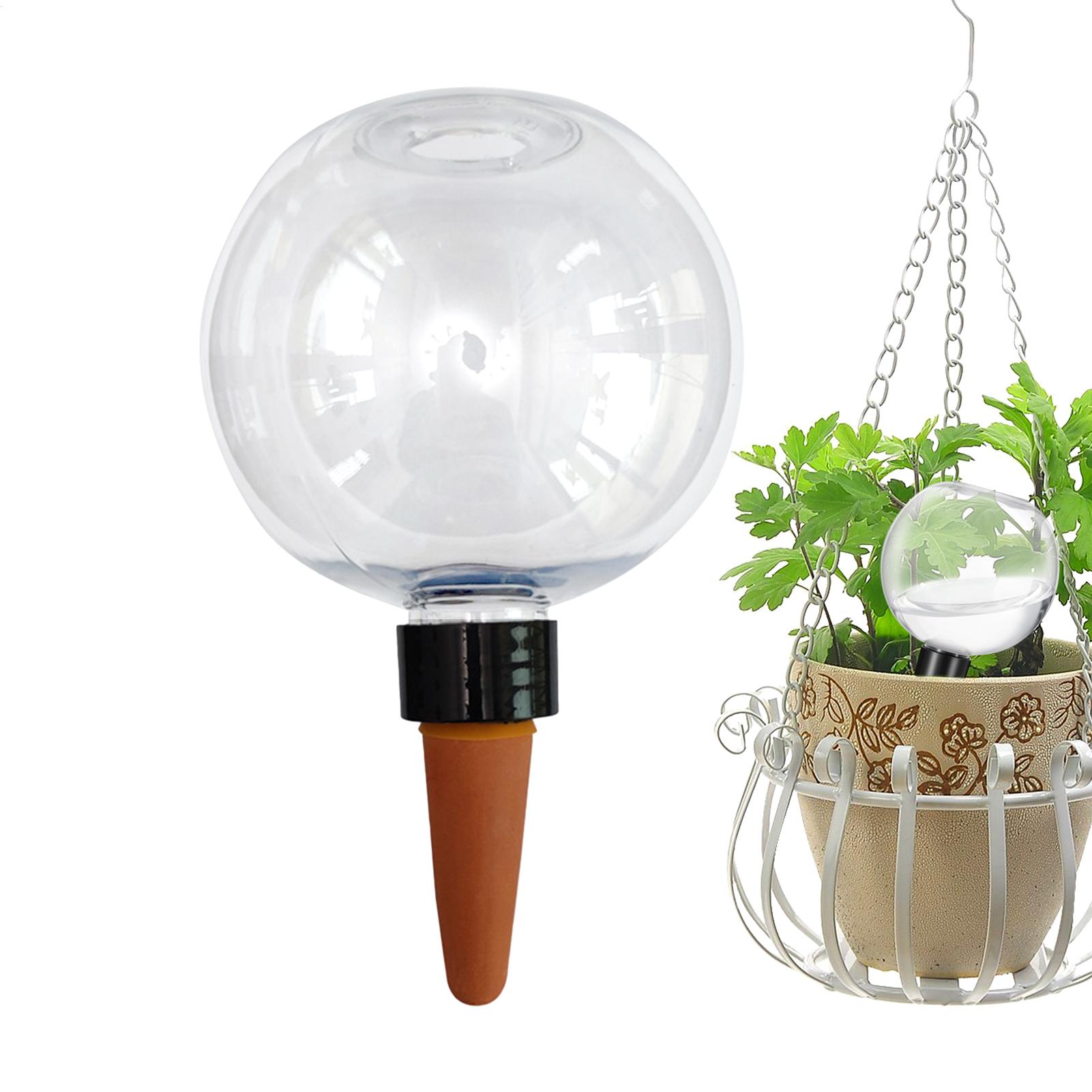 Self-Watering Planter - 500ml自動植物散水球ガラス球プランターインサート簡単自動散水装置点滴灌漑システム