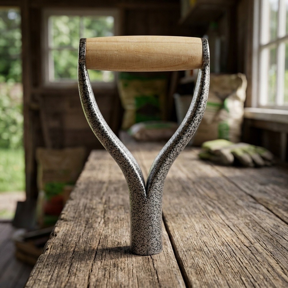 1個入り、銀色のY字型グリップ、滑り止め加工、鉄製シャベルグ - Spade Digging Fork のレビューと価格