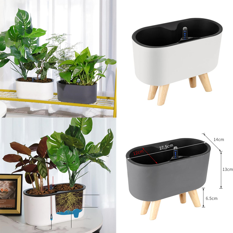 インジケーター付き屋内植物,木の脚,花,容器,滑り止め,通気 - Automatic Plant Waterer のレビューと価格