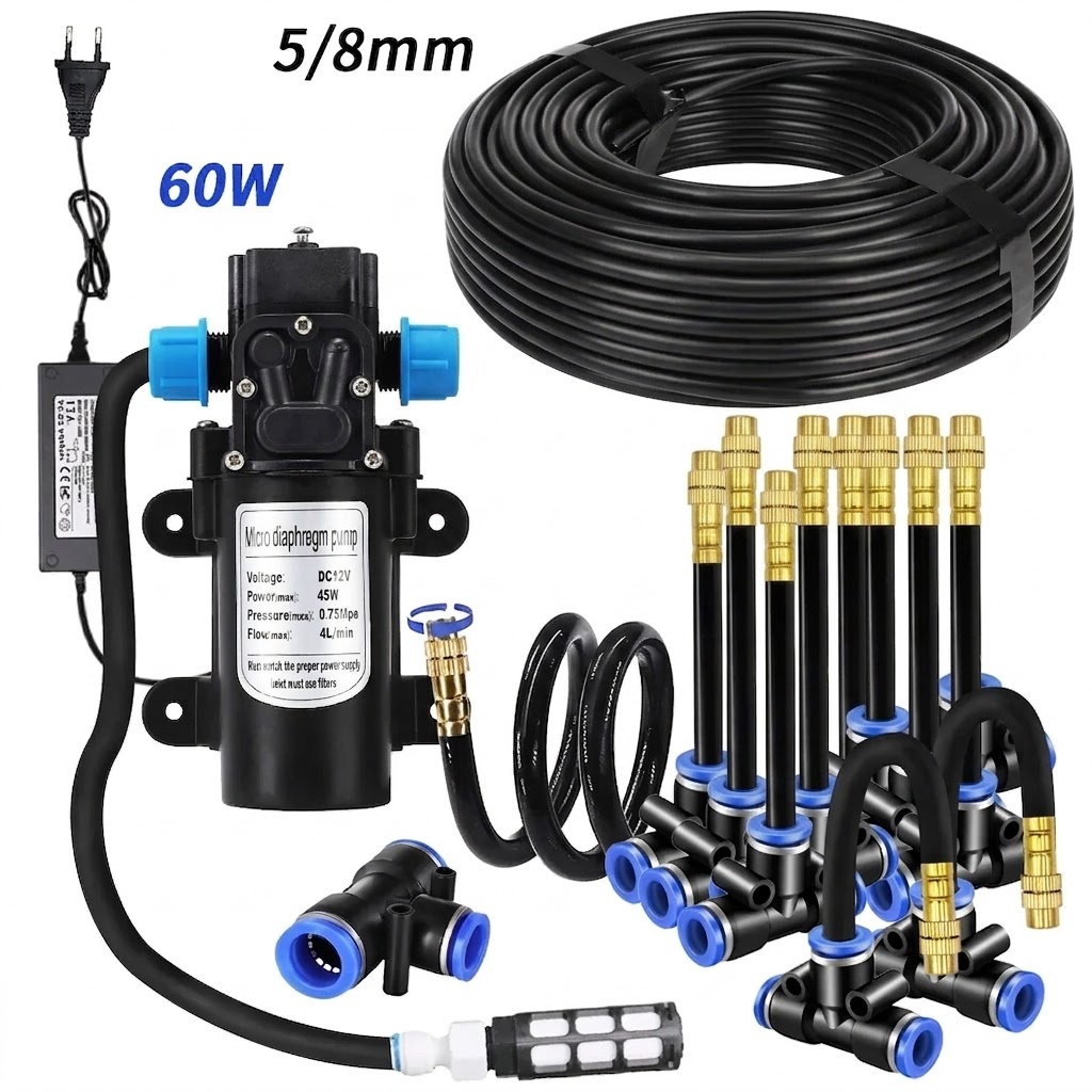 5/8mm PEホーススプレーヤーキット 60W 自動吸水ポ - Automatic Plant Waterer のレビューと価格