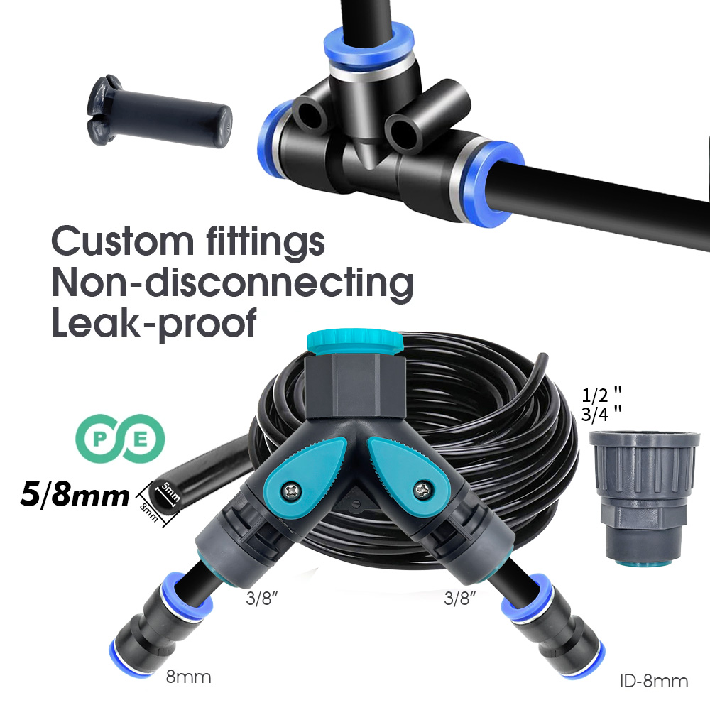 5/8mm PEホーススプレーヤーキット 60W 自動吸水ポ - Automatic Plant Waterer のレビューと価格