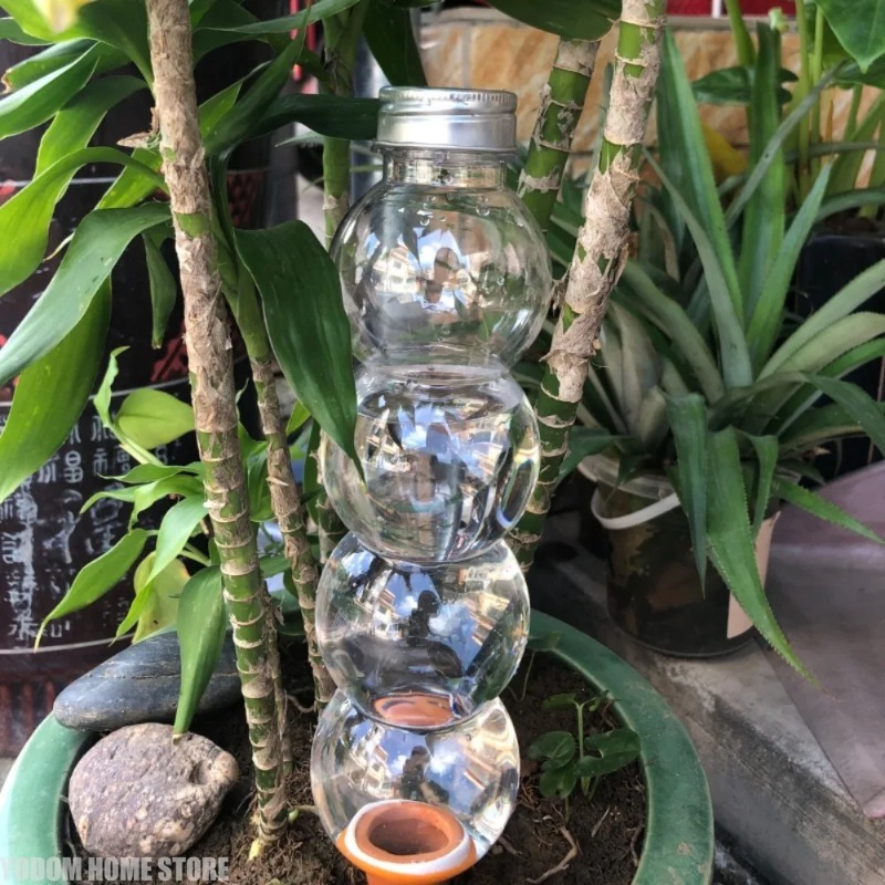 1個入り クリエイティブ自動給水器、自動散水装置、家庭菜園用 - Automatic Plant Waterer のレビューと価格